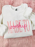 Made To Worship Embroidered Sweatshirt