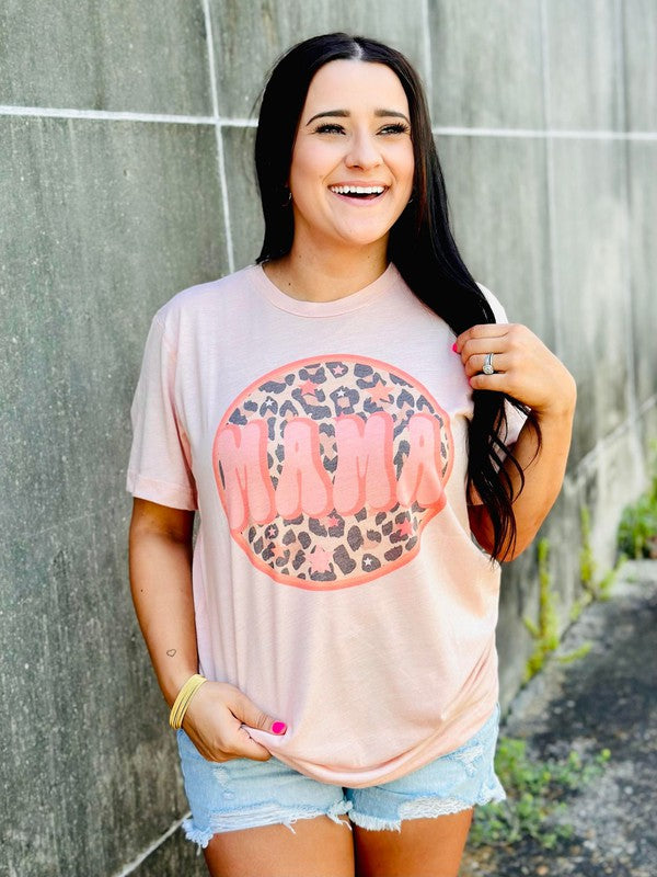 Mama Retro Starry Leopard Circle
