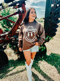 Cowboy Happy Puff Sweatshirt