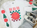 Ho Ho Drippy Smiley With Sleeve Longsleeve Tee