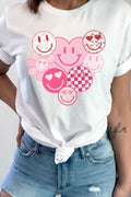Valentine's Heart Smiley Scrunch