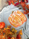 Coquette Bow Pumpkin Fall Graphic Tee