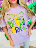 Mardi Gras Jester Bow DTF Tee