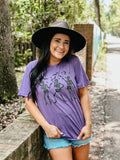Dancing Skeletons Spooky Puff Tee