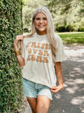 Faith Over Fear Retro Wave Puff Tee