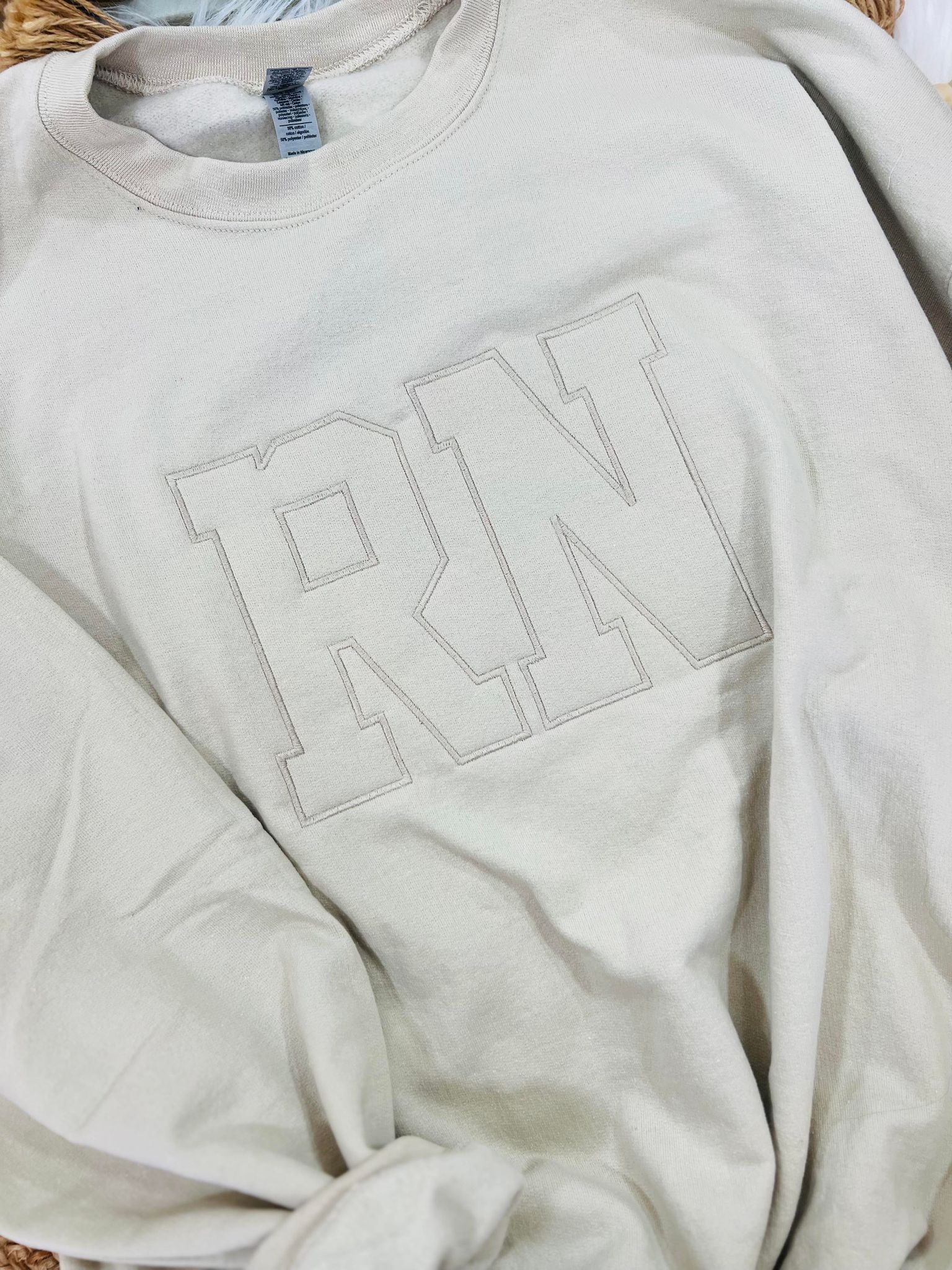RN Varsity Embroidered Sweatshirt