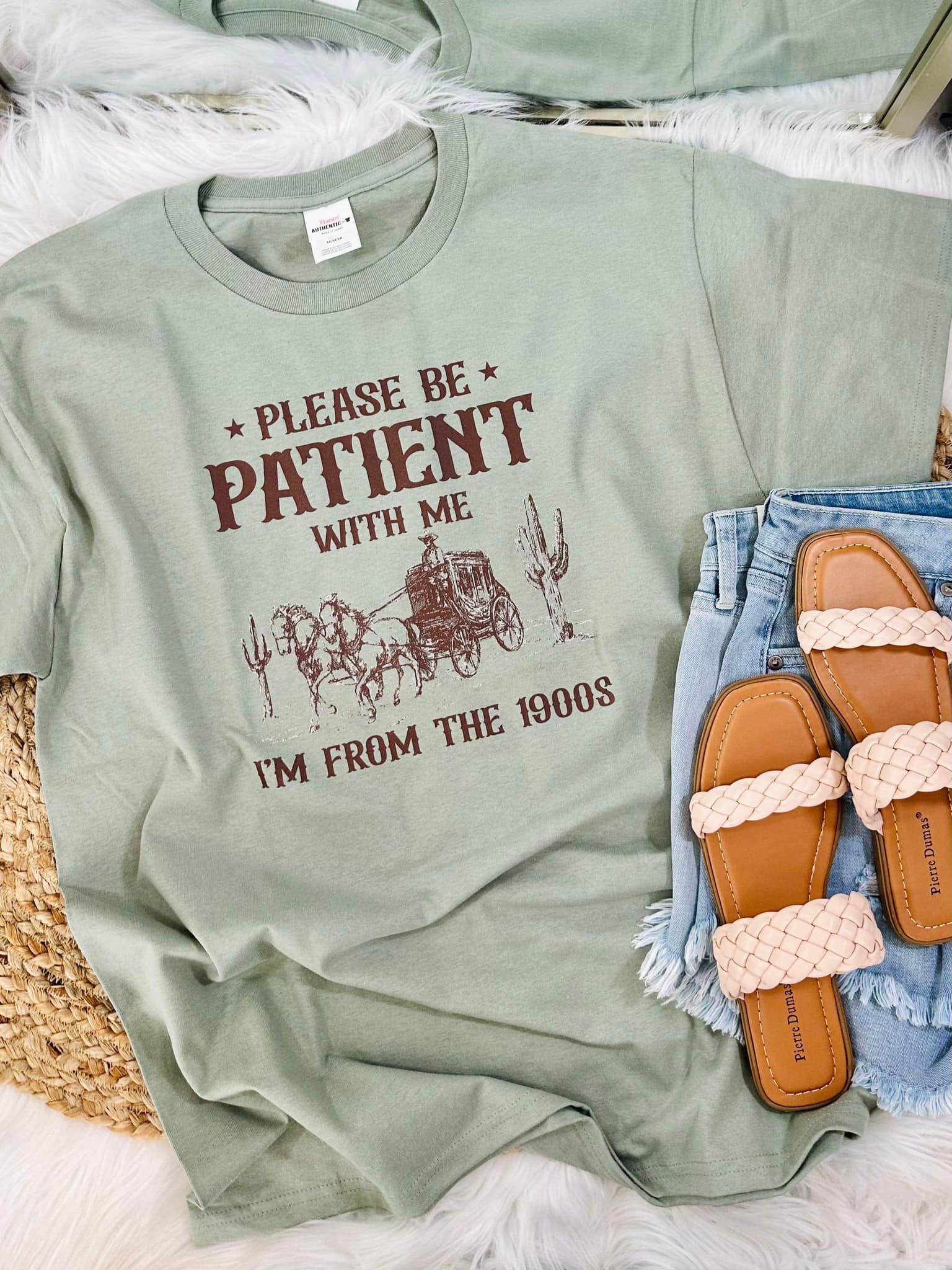Be Patient With Me I'm From The 1900's DTF Top