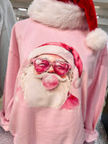 Bubble Gum Santa DTF Tee or Sweatshirt