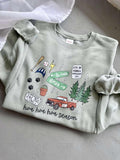 Hoa Hoa Vampire Inspired Movie Graphic Sweatshirt