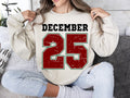 December 25 Holiday Date DTF Sweatshirt