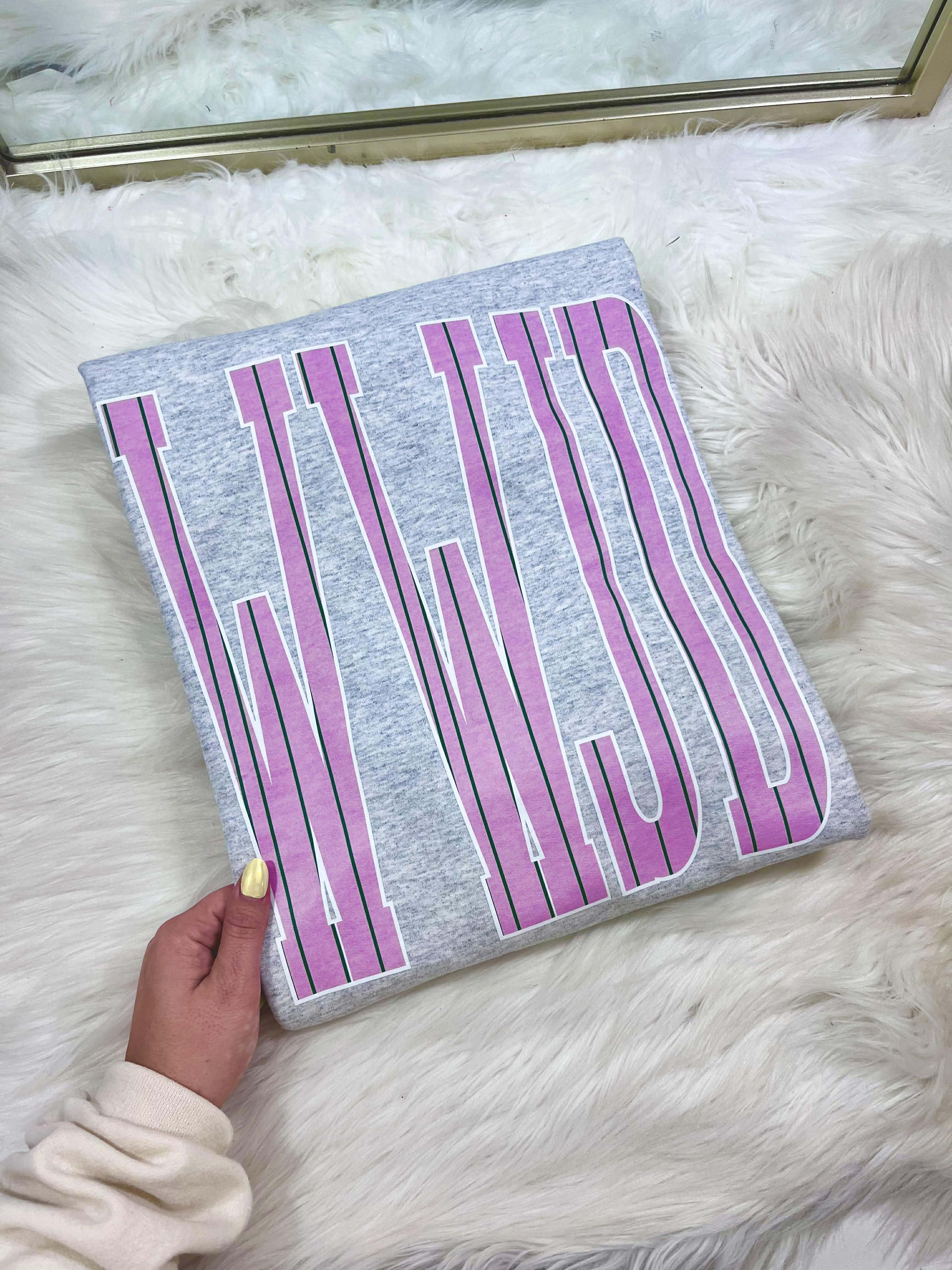 WWJD Jumbo Striped DTF Top