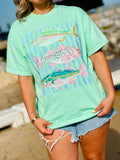 Pastel Trio Fish DTF Graphic #EDAY19