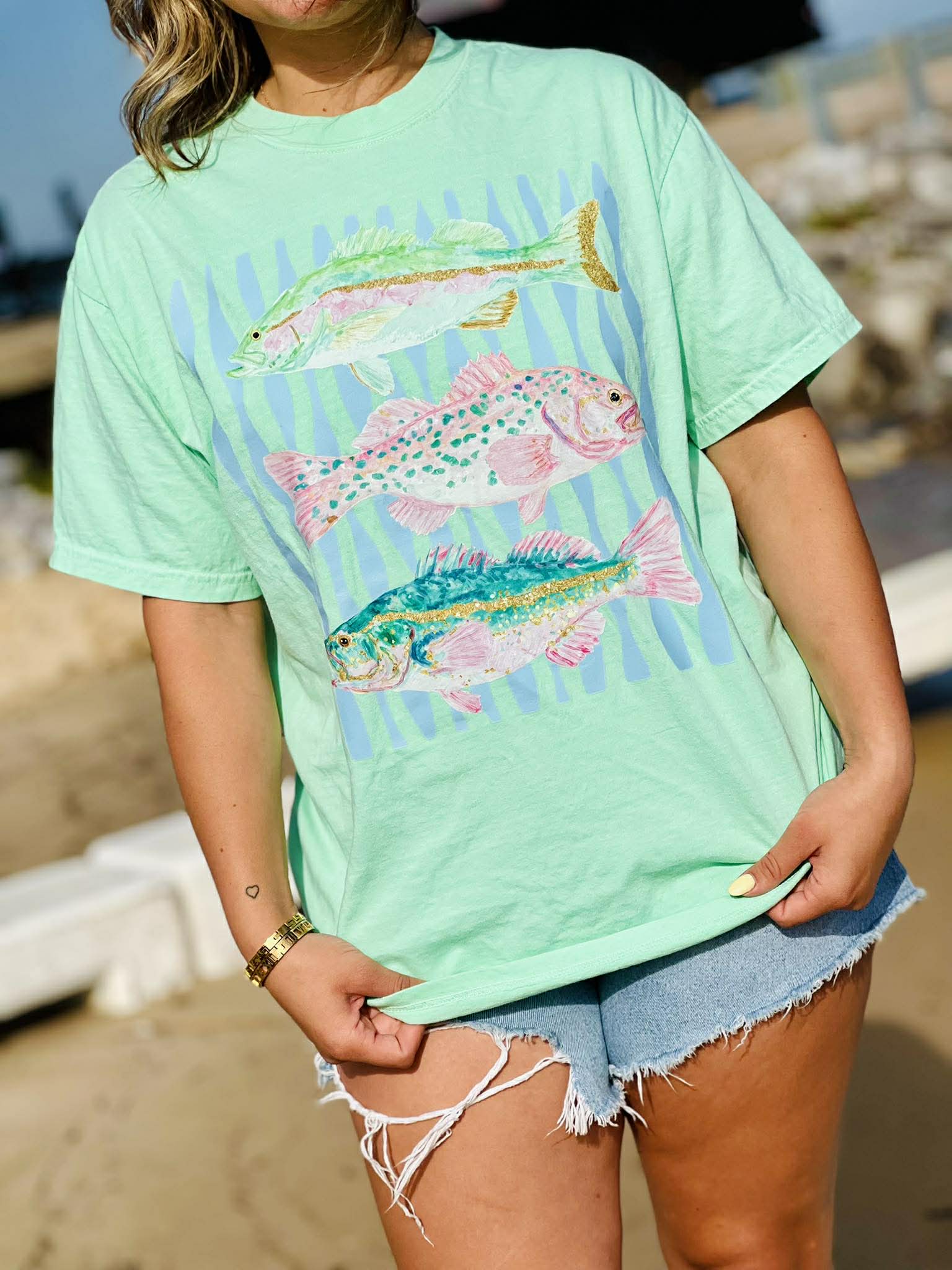 Pastel Trio Fish DTF Graphic #EDAY19