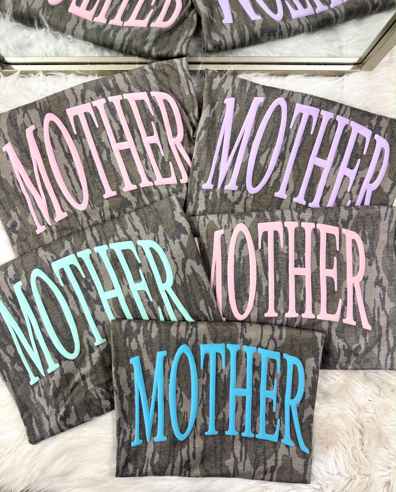 Custom MOTHER Font Puff Bottomland