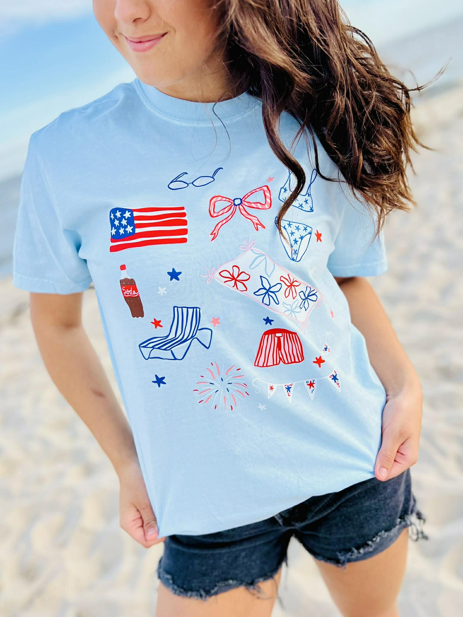 Summer Fun Things JULY18 DTF Top
