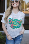 Feeling Lucky V Neck