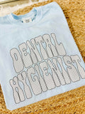 Tiny Dots CUST59 Occupation Title DTF Top