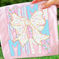 Mama Floral Font Bow DTF Graphic